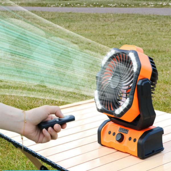 rechargeable camping fan 1