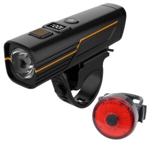 usb bike light set